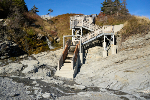 Eau,Plage,Cap Bon-ami,Milieu naturel,Forêt,Parc Forillon,Saison,Automne,Parc provincial,Jour,Temps